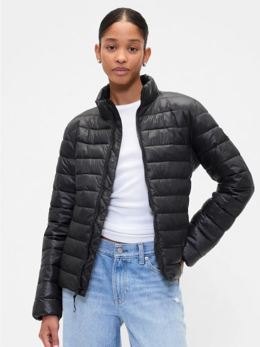 Gap ColdControl Lightweight Puffer Jacket Black XL